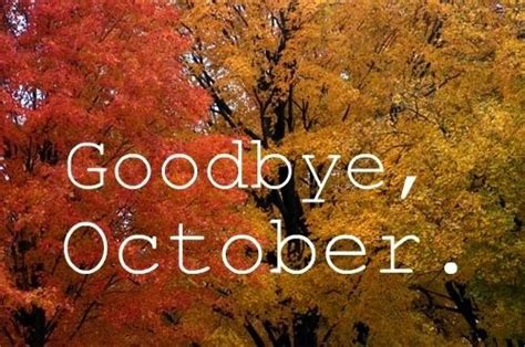 when does october end.
